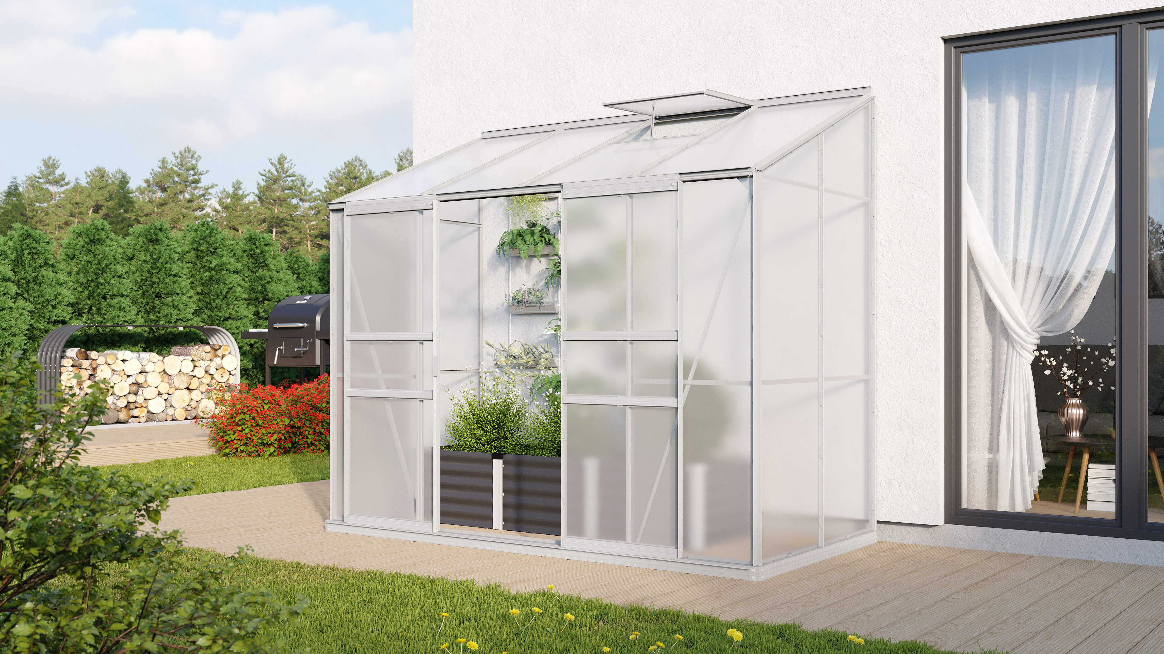 Gewächshaus Styx / Ida 3300 HKP4mm