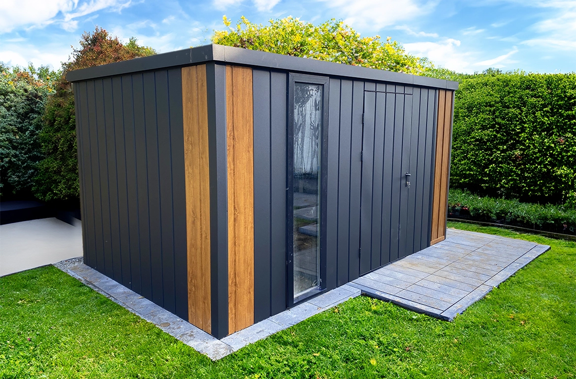 Premium Gerätehaus Metallhaus MARQUEZ