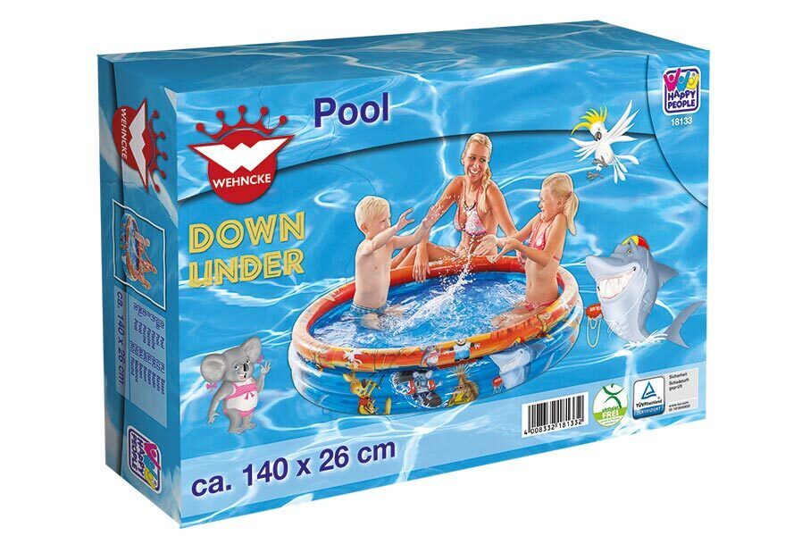 11Dl6KBeVJAPCgI Planschbecken Down Under Kinder Pool aufblasbar Outdoor Kleinkind Baby Becken