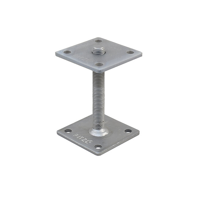 Pitzl Pfostenträger Gewindestangen Typ 11009., ZiNiP beschichtet