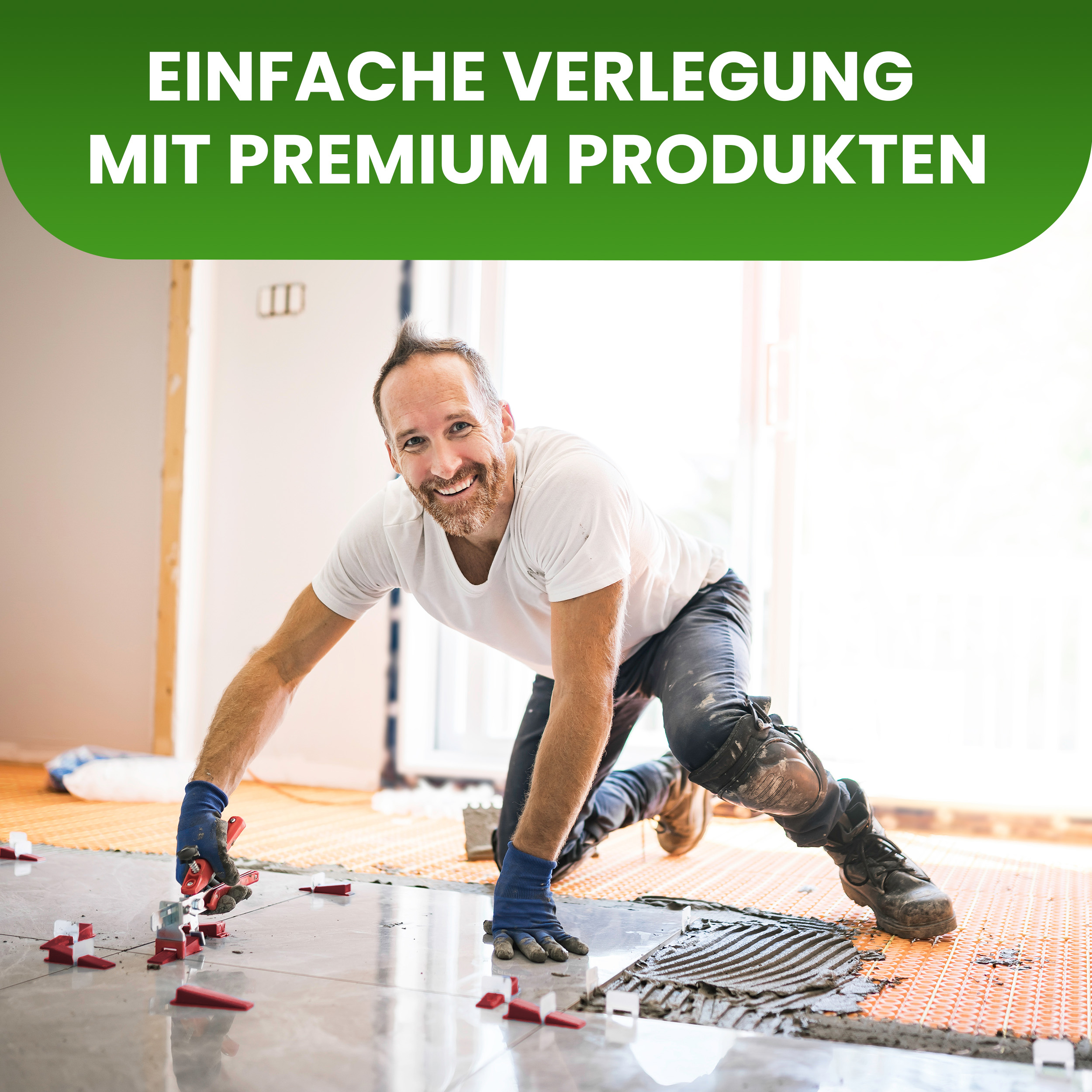 6JuJRzP0UOk3Mu 100 Stück Fliesenkeile wiederverwendbare Montagekeile Kunststoff Nivelliersystem Verlegehilfe