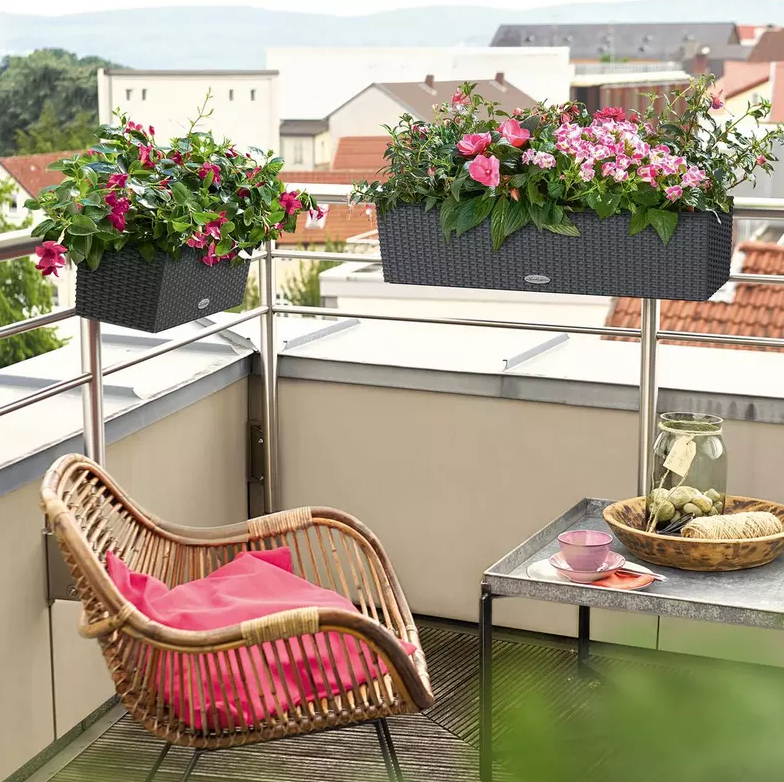 BALCONERA-Cottage-50-granit-2GVY2E2nMPRBiA Lechuza BALCONERA Cottage 80 granit Komplettset