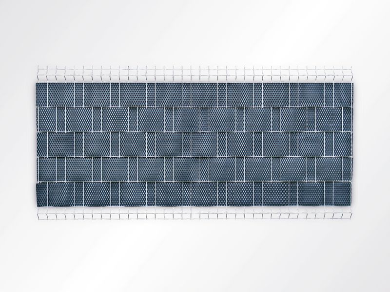 Doppelmattenzaun-2D PREMIUM Sichtschutzstreifen RATTAN 2550x190x4 mm für Doppelstabmatten