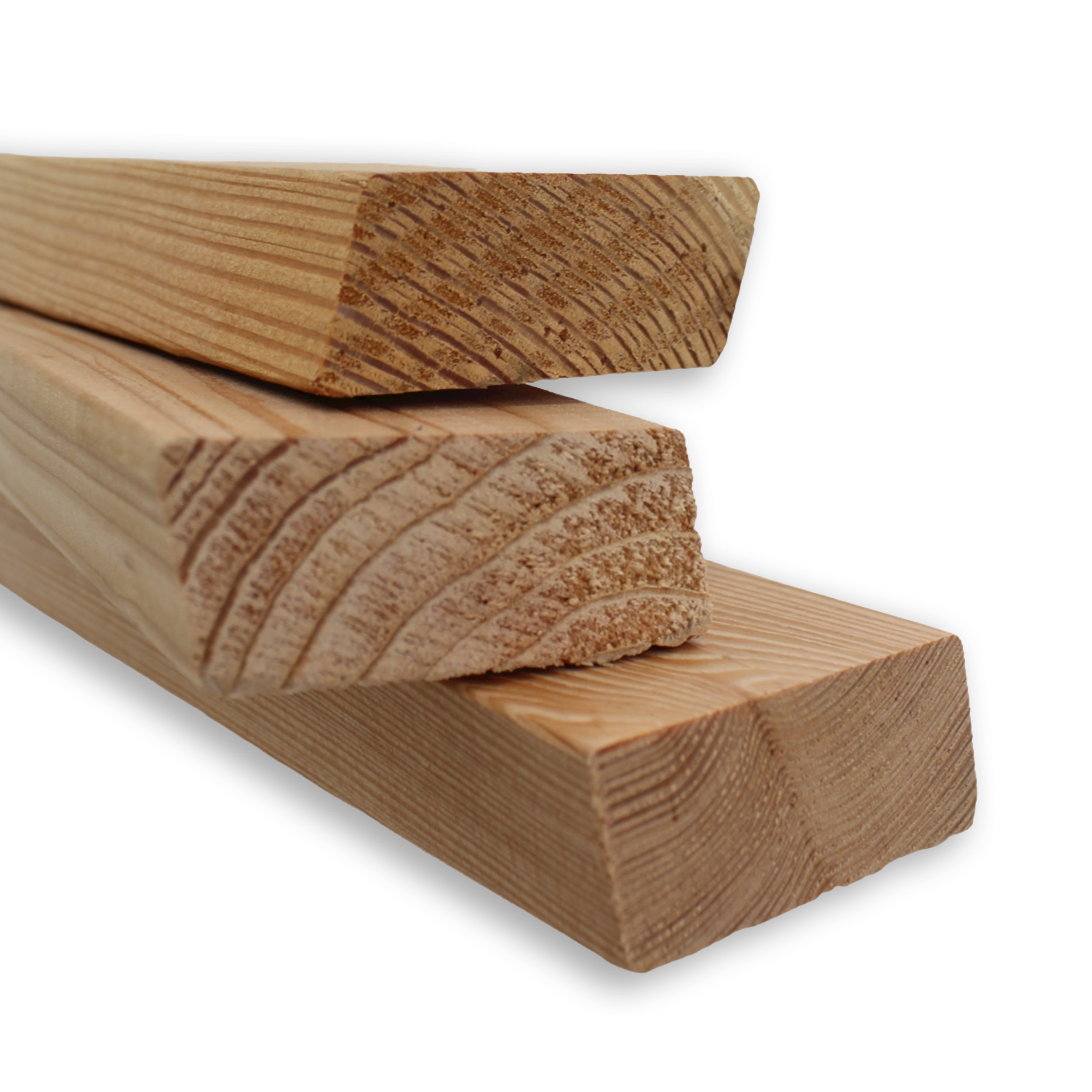 Rhombusleisten 28x68 mm Lärche natur Premium modernes Fassadenprofil