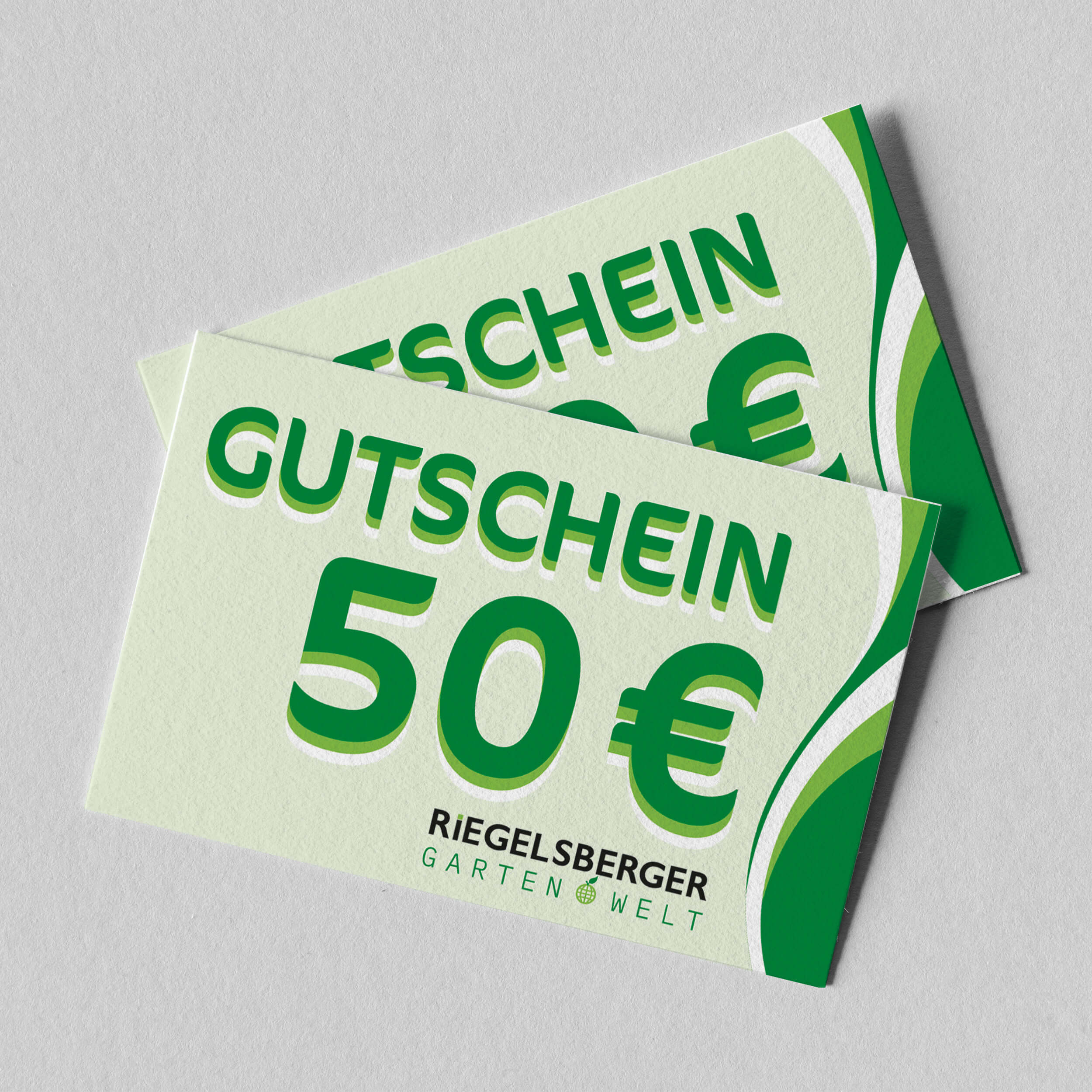 Geschenkgutschein 50,00 € Geschenk Gutschein von Gartenwelt Riegelsberger