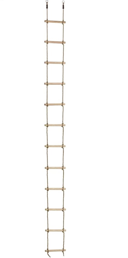 Strickleiter für Kinder Spielturm Klettern Leiter für Baumhaus Holzsprossen