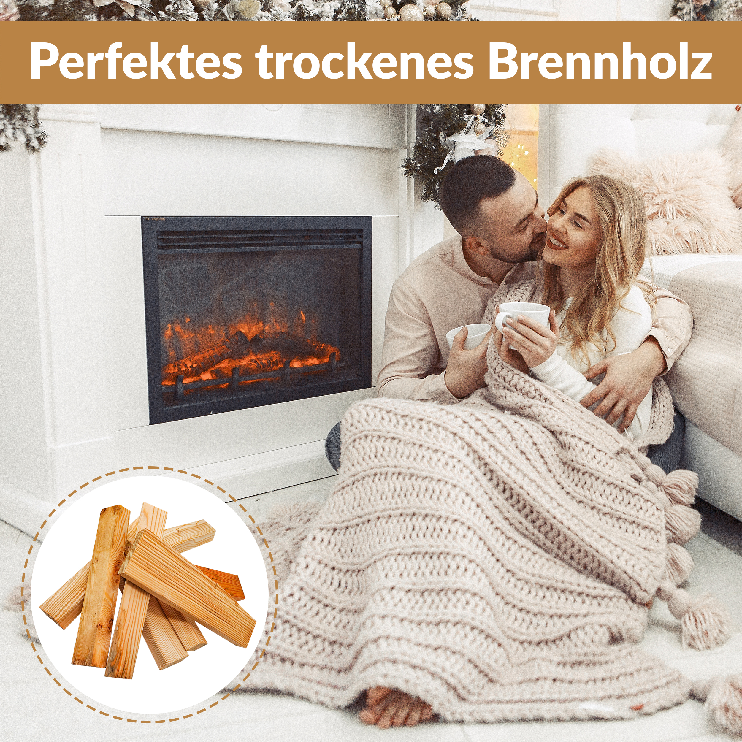 Brennholz Kaminholz Nadelholz für Kaminofen Lagerfeuer Feuerschalen ofenfertig staubfrei