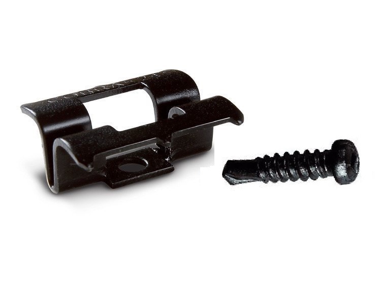 cobra_1_B 90 Stk Terrassenclips Cobra24 inkl Edelstahl-Bohrschraube für Dielen mit Bohlenstärke ab 24 mm