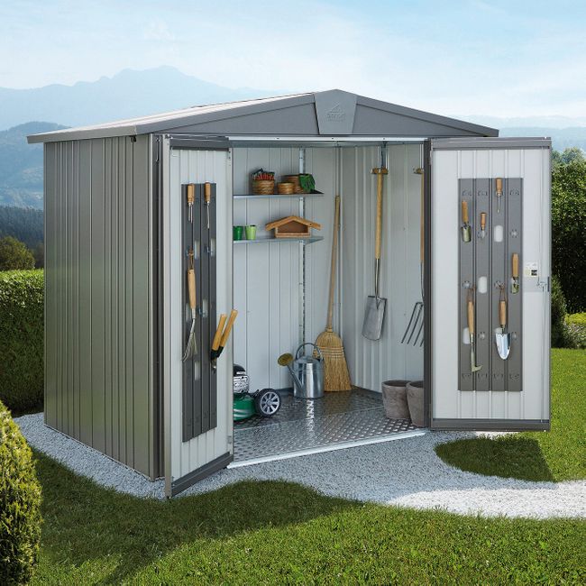 Biohort Gerätehaus Europa Gr. 4A (quarzgrau-metallic)