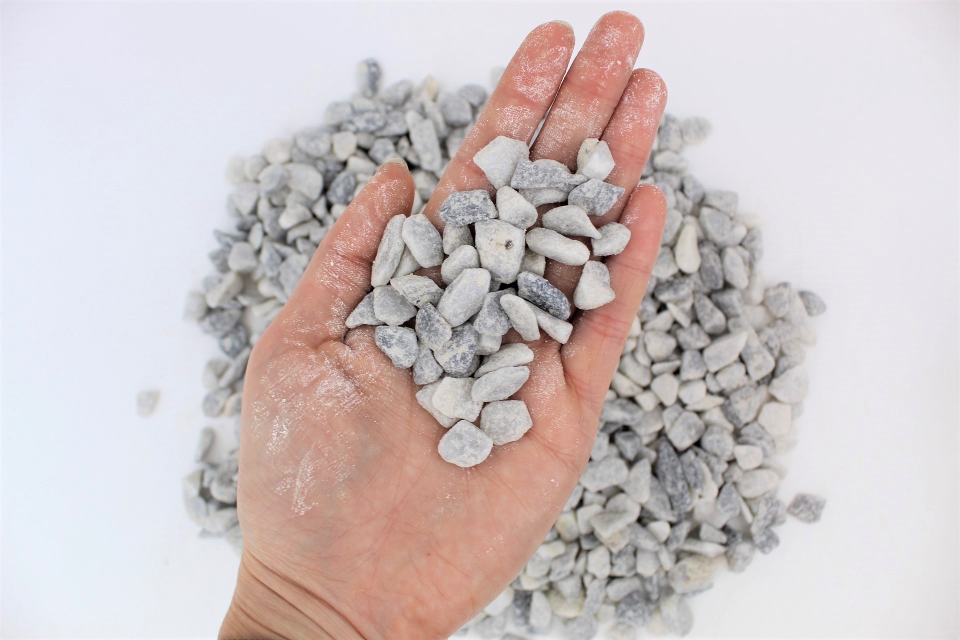 Ziersplitt 25 kg Splitt ungewaschen Gabionenfüllung Deko Garten