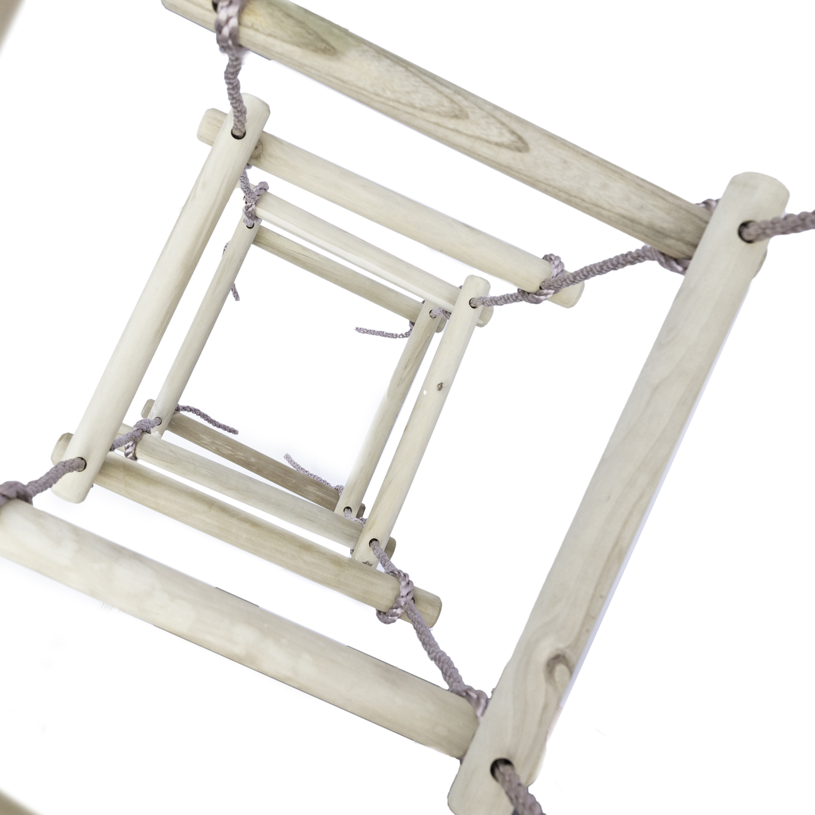 Strickleiter für Kinder Spielturm Klettern Leiter für Baumhaus Holzsprossen