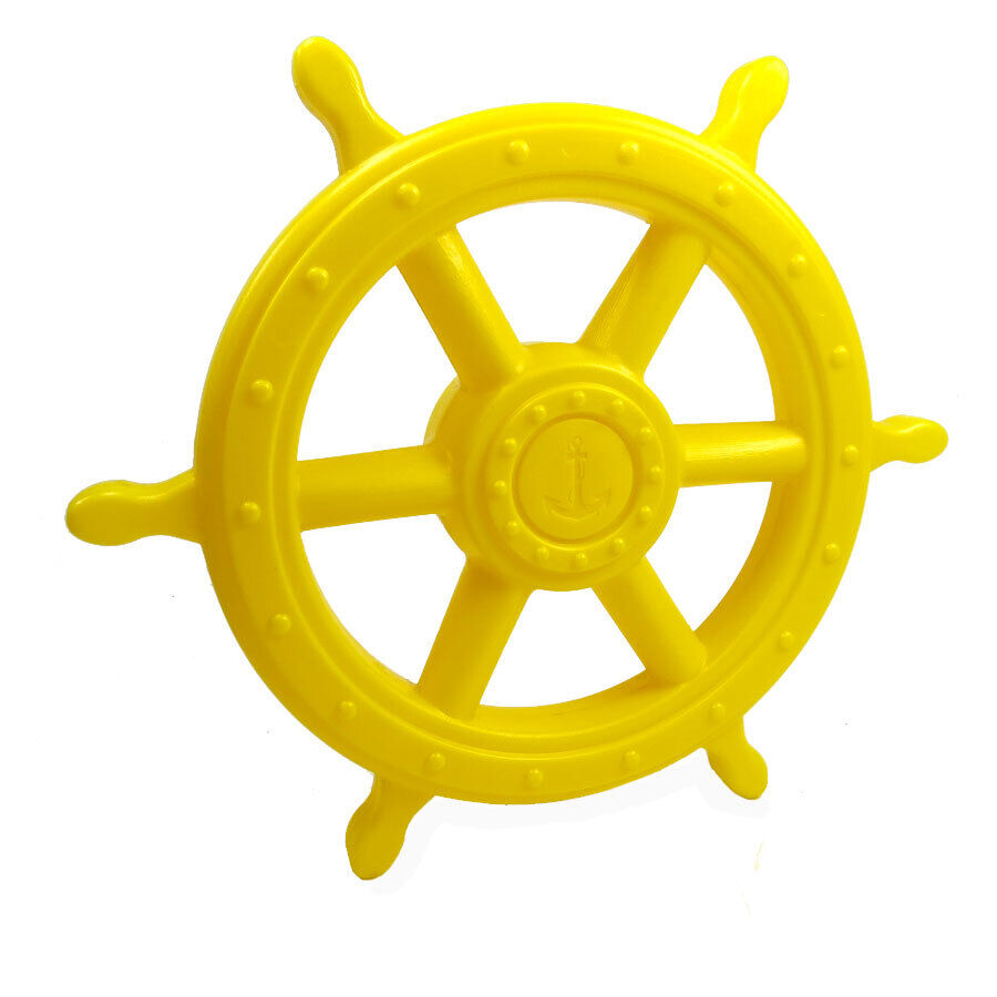 gelb2lT4boScfb3Y4 Steuerrad XXL Ø 54 cm für Schiff für Kinder mit Drehgeräusch Zubehör für Spielturm