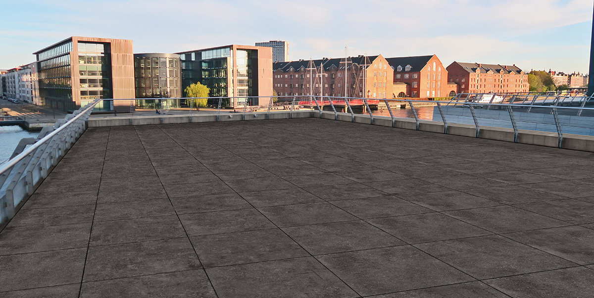 SUPER HARD KERAMIKPLATTE BLUSTONE BLACK 90x90x3 cm FEINSTEINZEUG MODERN 16,20 m², 20 STK. (Palette)