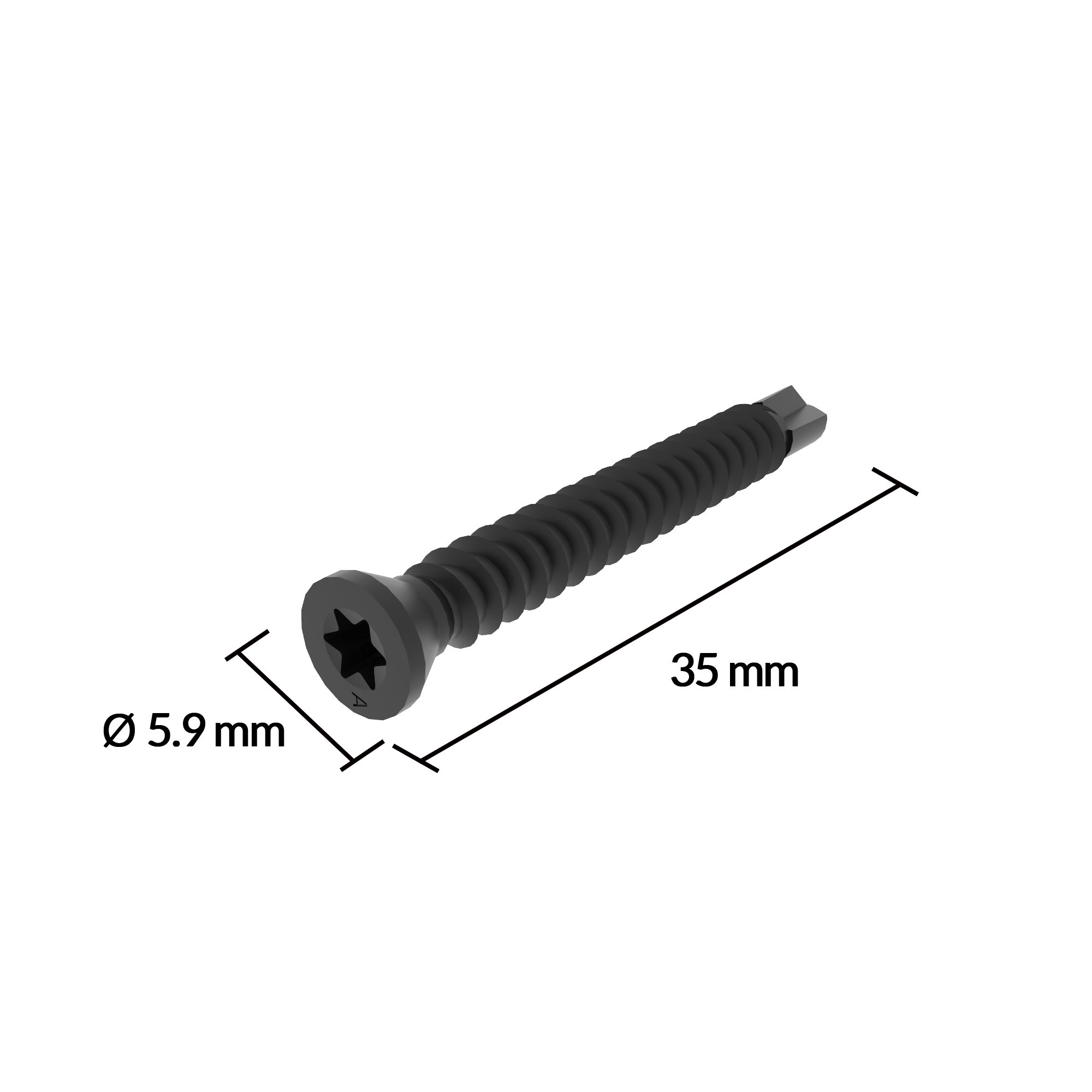 100 Stück Hybrid Terrassen-Befestigungsclip für WPC Dielen inkl. Bohrschrauben TC-28-Clip Set 