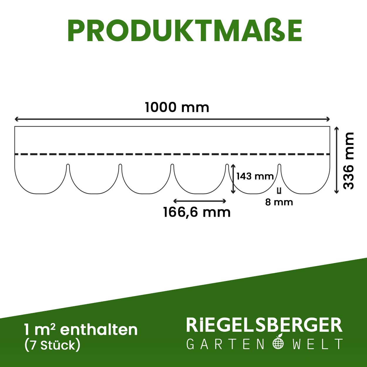 Bitumendachschindeln Dreieck 1 m² für Gartenhaus und Carport