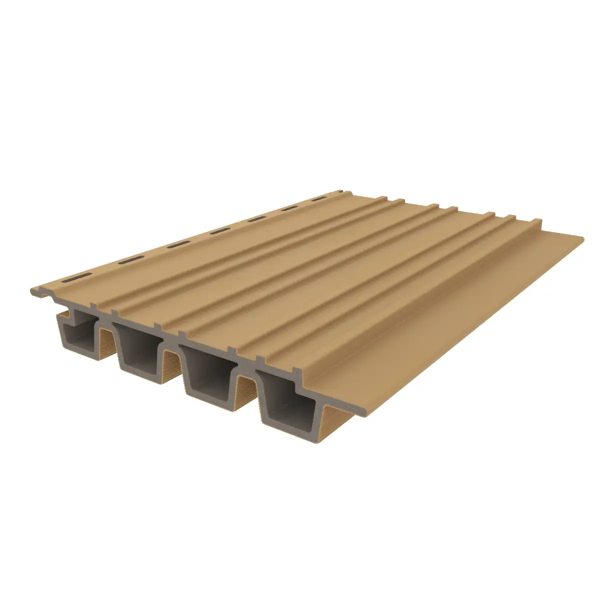 WPC Fassadenprofil Castellation Pro 35 – 33 x 215 mm Länge 20 cm