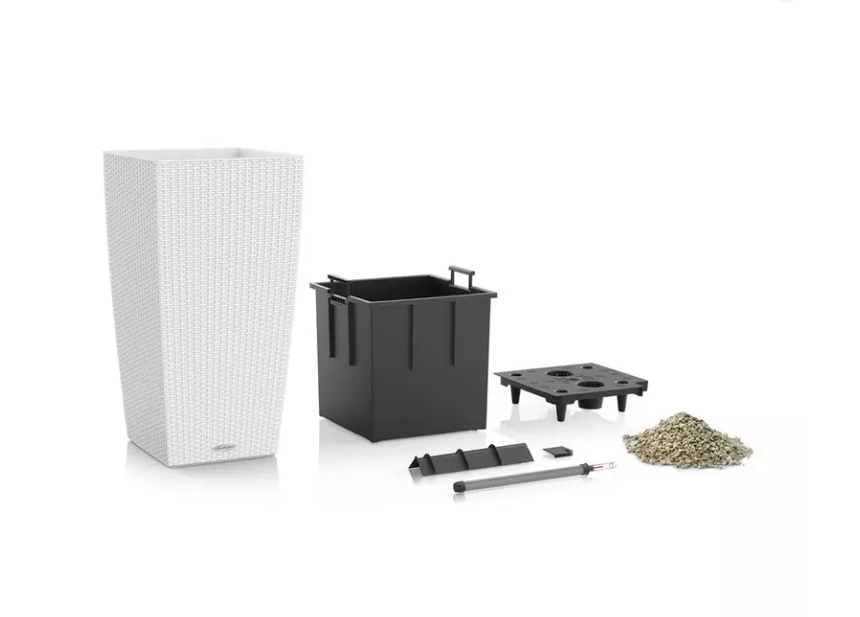 CUBICO-Cottage-30-granit-2G8SgdFoCCltwd Lechuza CUBICO Cottage 40 mokka Komplettset