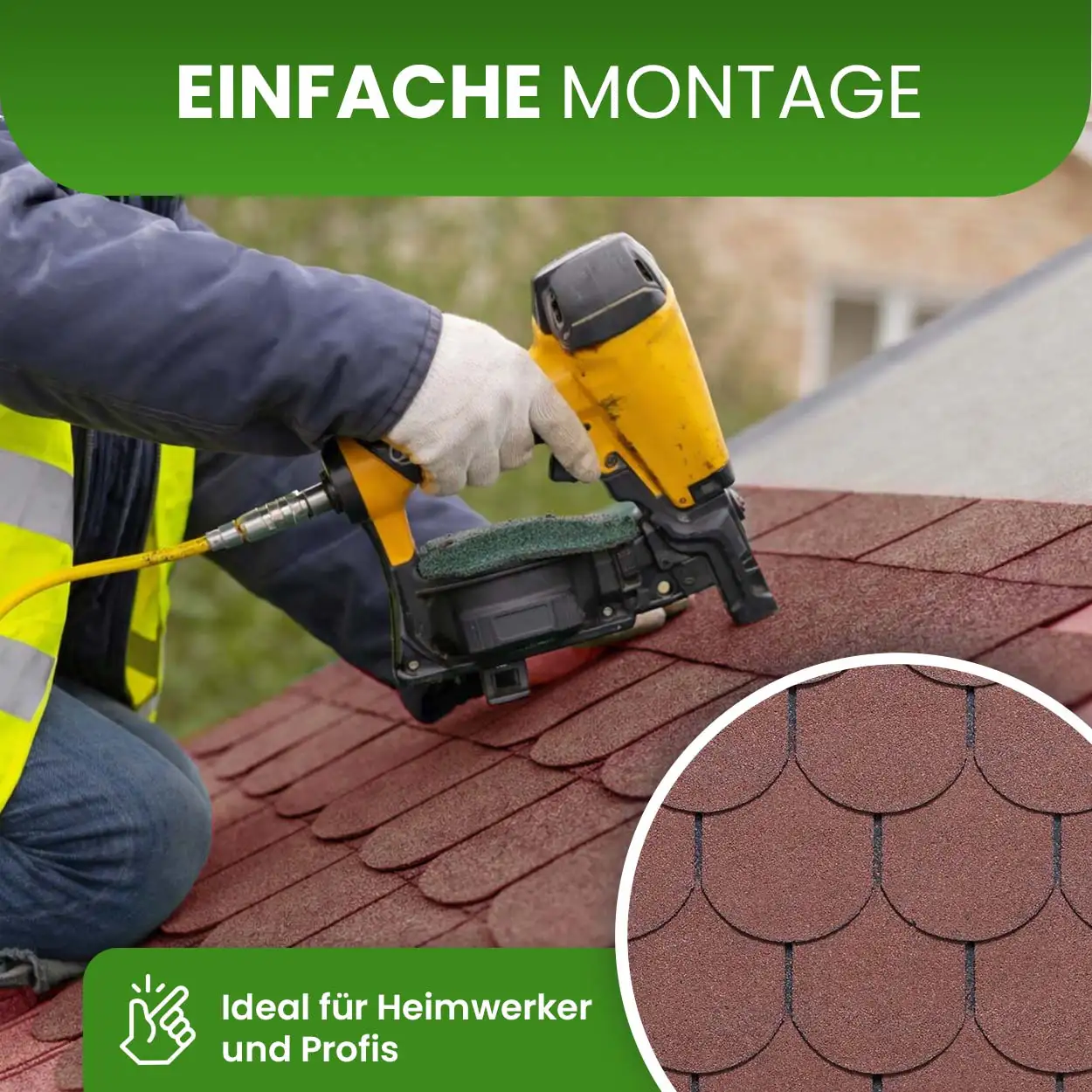 Bitumenschindeln 2 m²