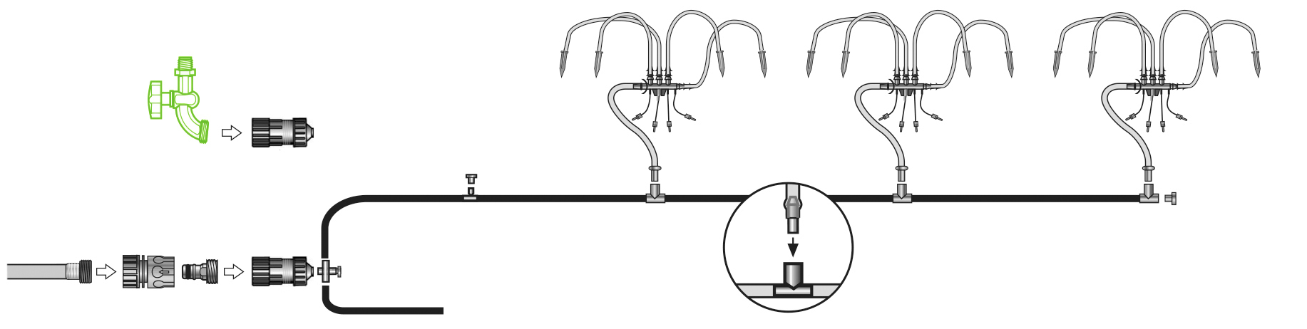 Bewässerungssystem 5 bis 8qm (MGS48)