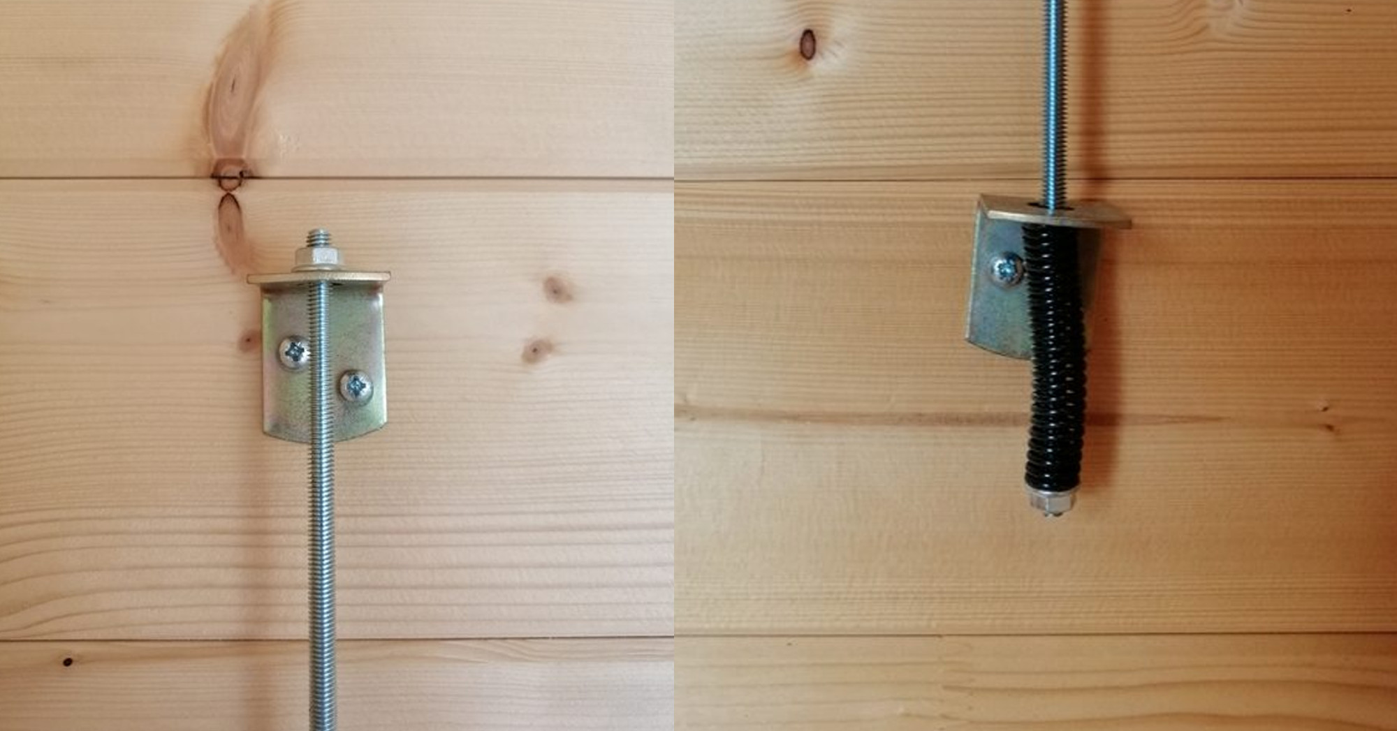 Sturmsicherung Set aus Stahl für das Gartenhaus Windsicherung 200 cm