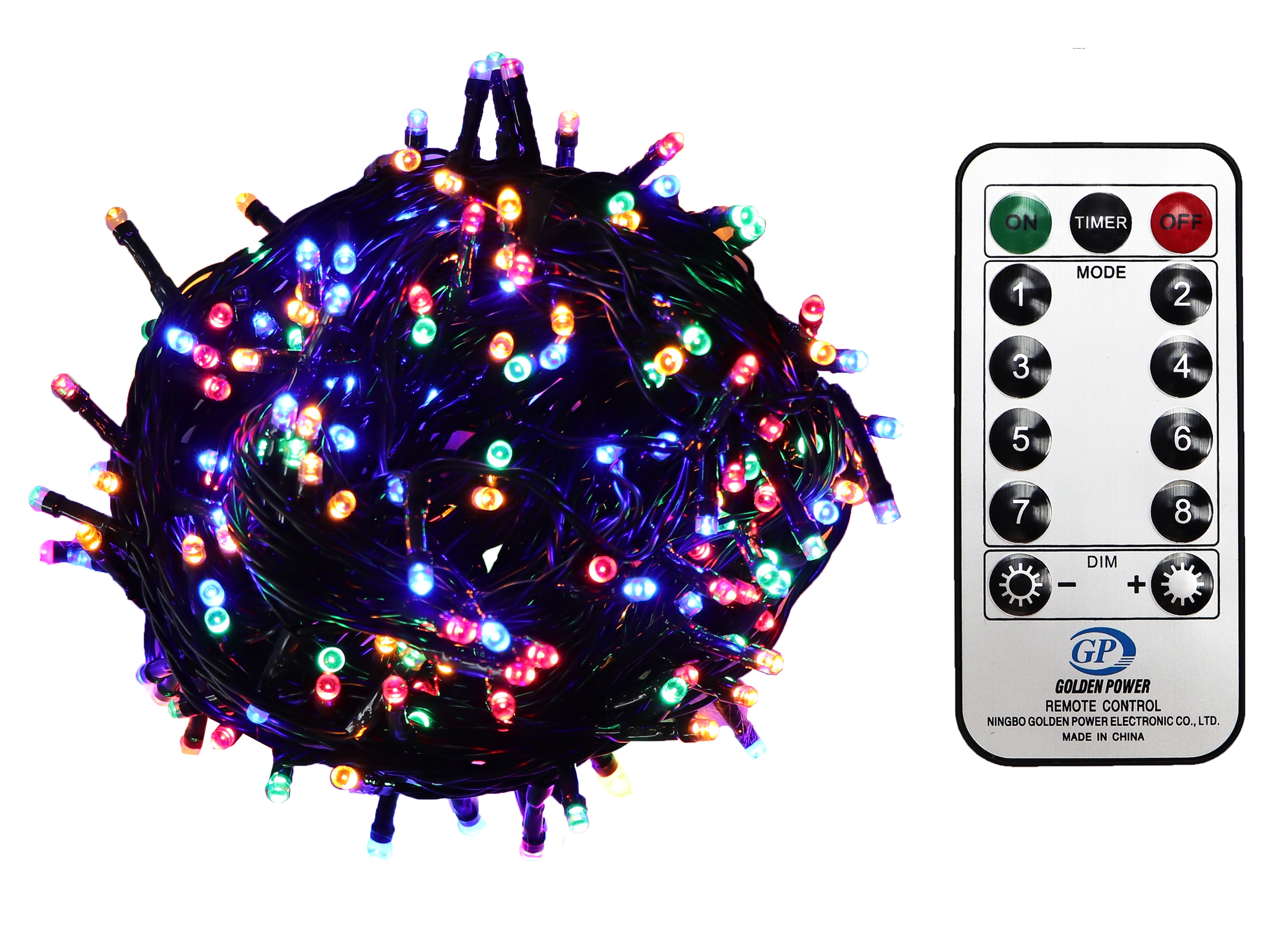 MC-G LED-Lichterkette Christbaum LED Lichterkette Dekobeleuchtung Timer 8 Programme Weihnachtsbeleuchtung