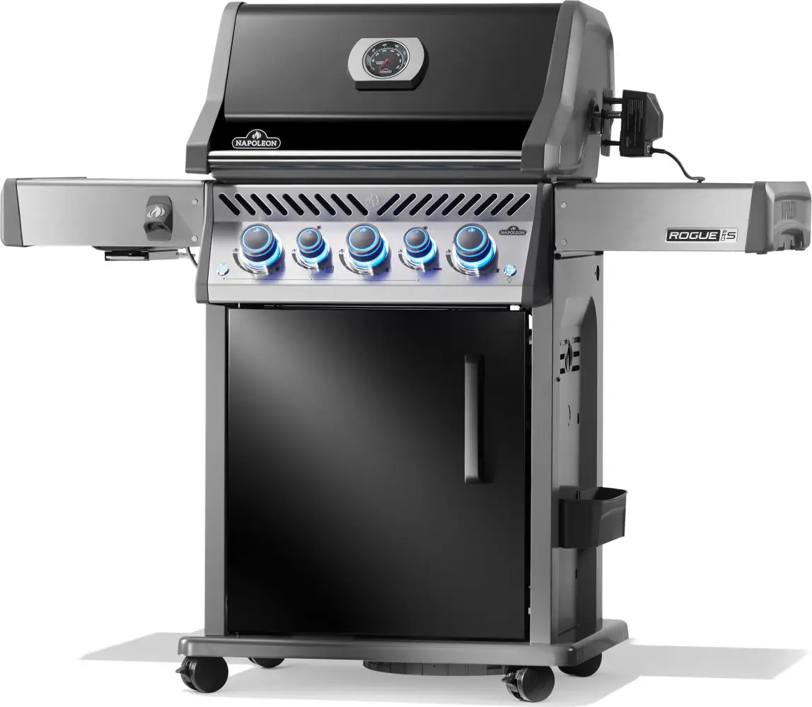 Napoleon Rogue PRO-S 425 Gasgrill schwarz inkl. Drehspieß