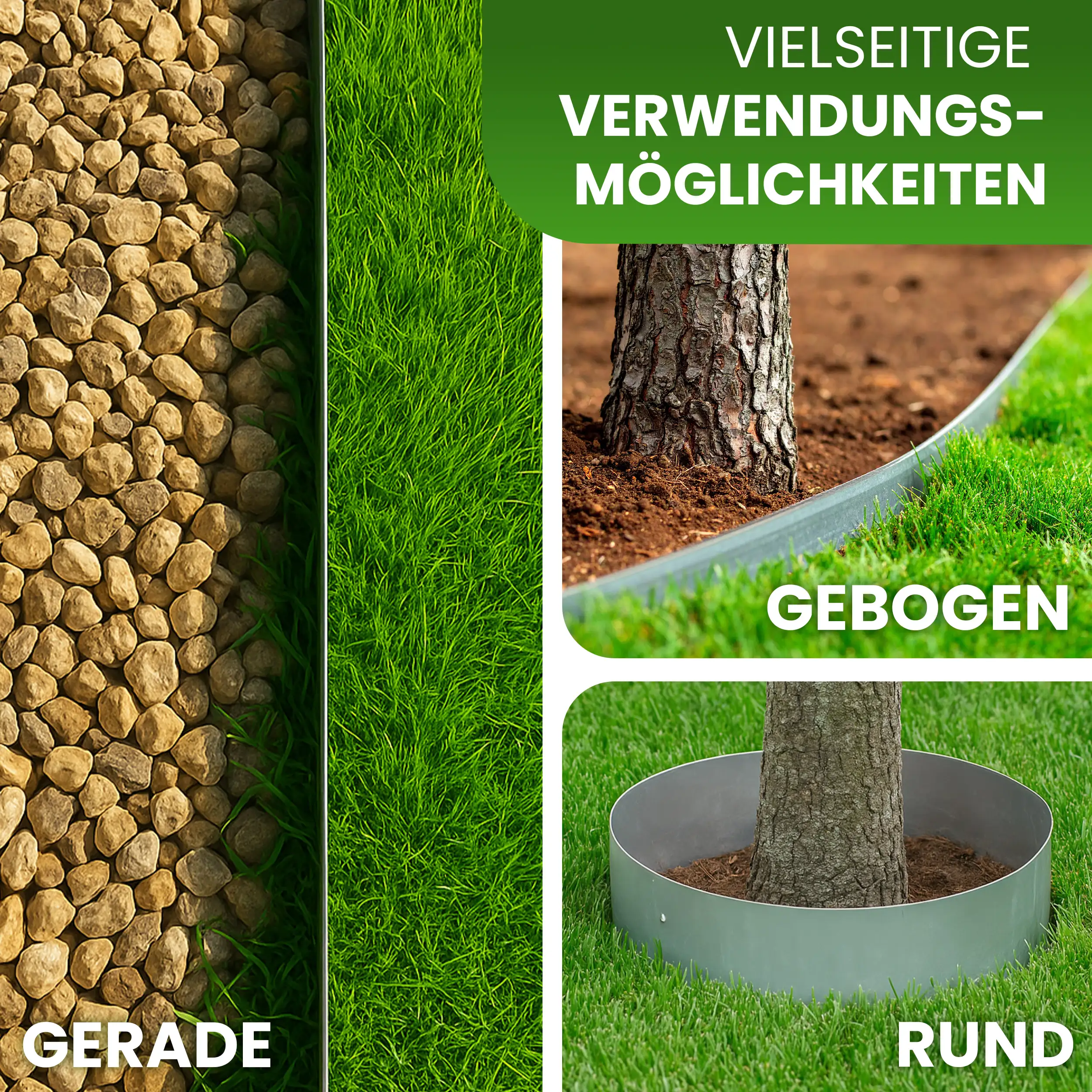 Rasenkante Kreis Beetumrandung Rasenbegrenzung Beeteinfassung