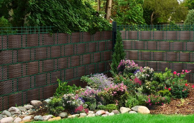 RD02-RD_3qm7gAwqTOyzhZ PREMIUM Sichtschutzstreifen RATTAN 2550x190x4 mm für Doppelstabmatten