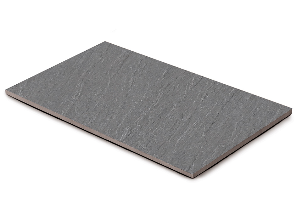 KERAMIKPLATTE DOLOMITI GRIGIO 40x80x2 cm FEINSTEINZEUG MODERN 0,64 m², 2 STK.