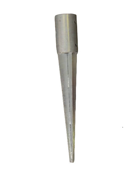 Einschlagbodenhülse Ø 121x900 mm für Rundpfosten Ø 120 mm Bodenhülse Einschlaghülse Pfostenträger