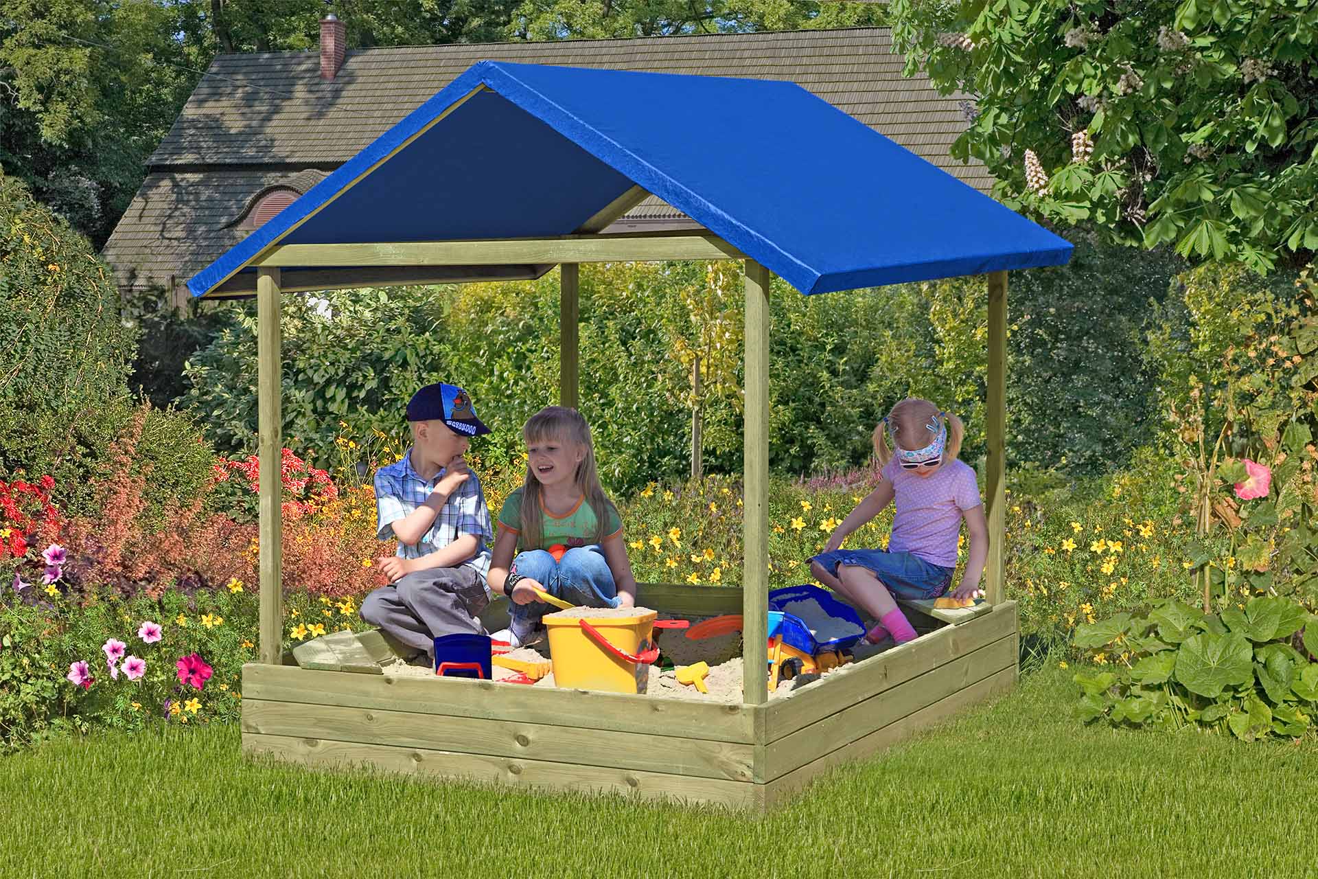 Sandkasten Sophie 152 x 152 cm 