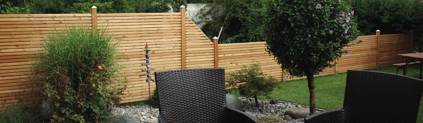 rhombus-sib-l Rhombus Zaunelement Bausatz sibirische Lärche B180 x H180 cm, Leisten 28x68 mm