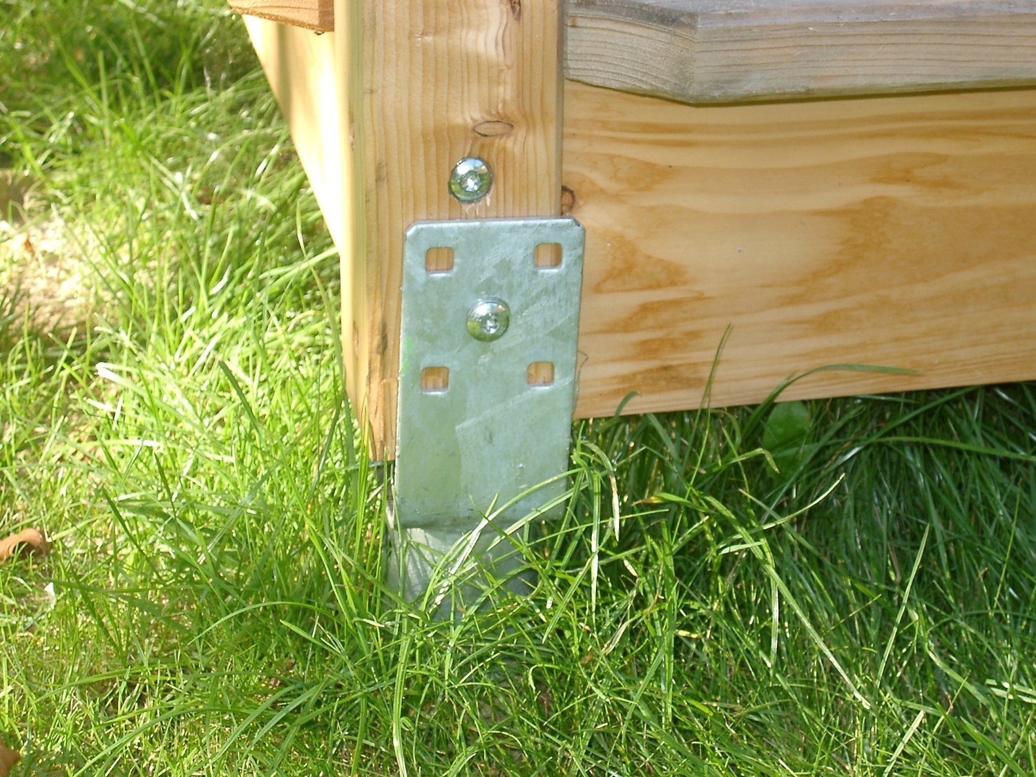 Eindrehanker_5 KRINNER U-Fix Eindrehanker für Pfosten 70 mm Länge 670 mm Schraubfundament