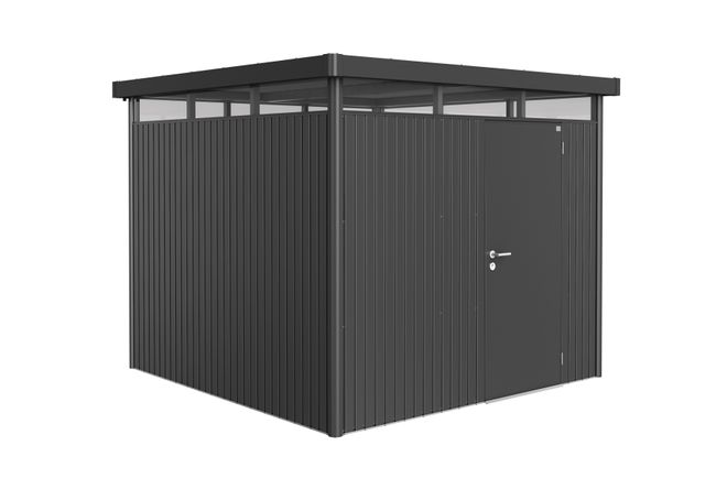 Biohort Gerätehaus HighLine Gr. H4 (dunkelgrau-metallic, Standardtür)