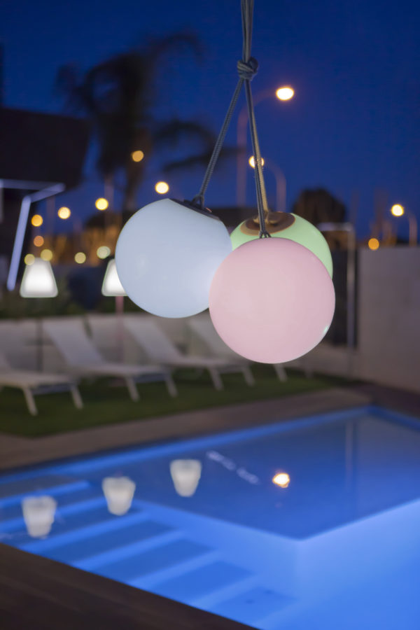 NORAI 25 LED Hängeleuchte Pendelleuchte RGBW Akku LED-Lampe