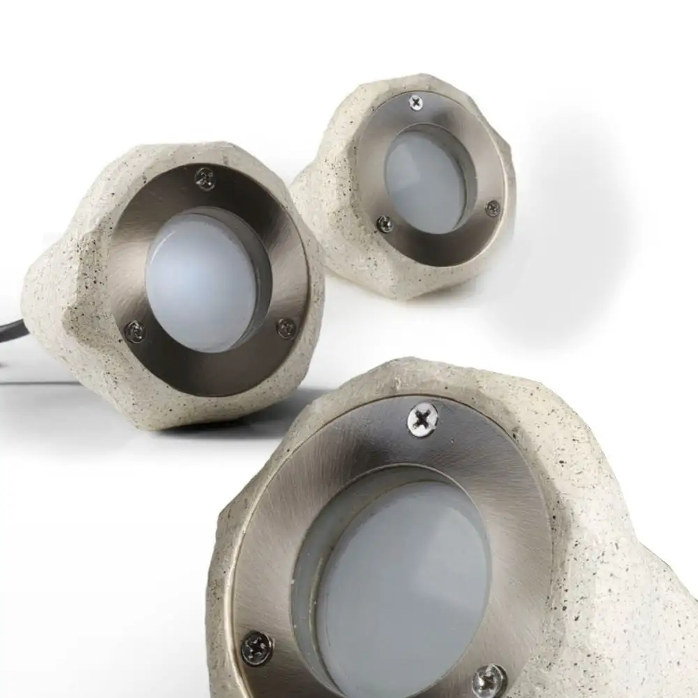 LED Strahler METEOR in Steinoptik für Außen wasserdicht