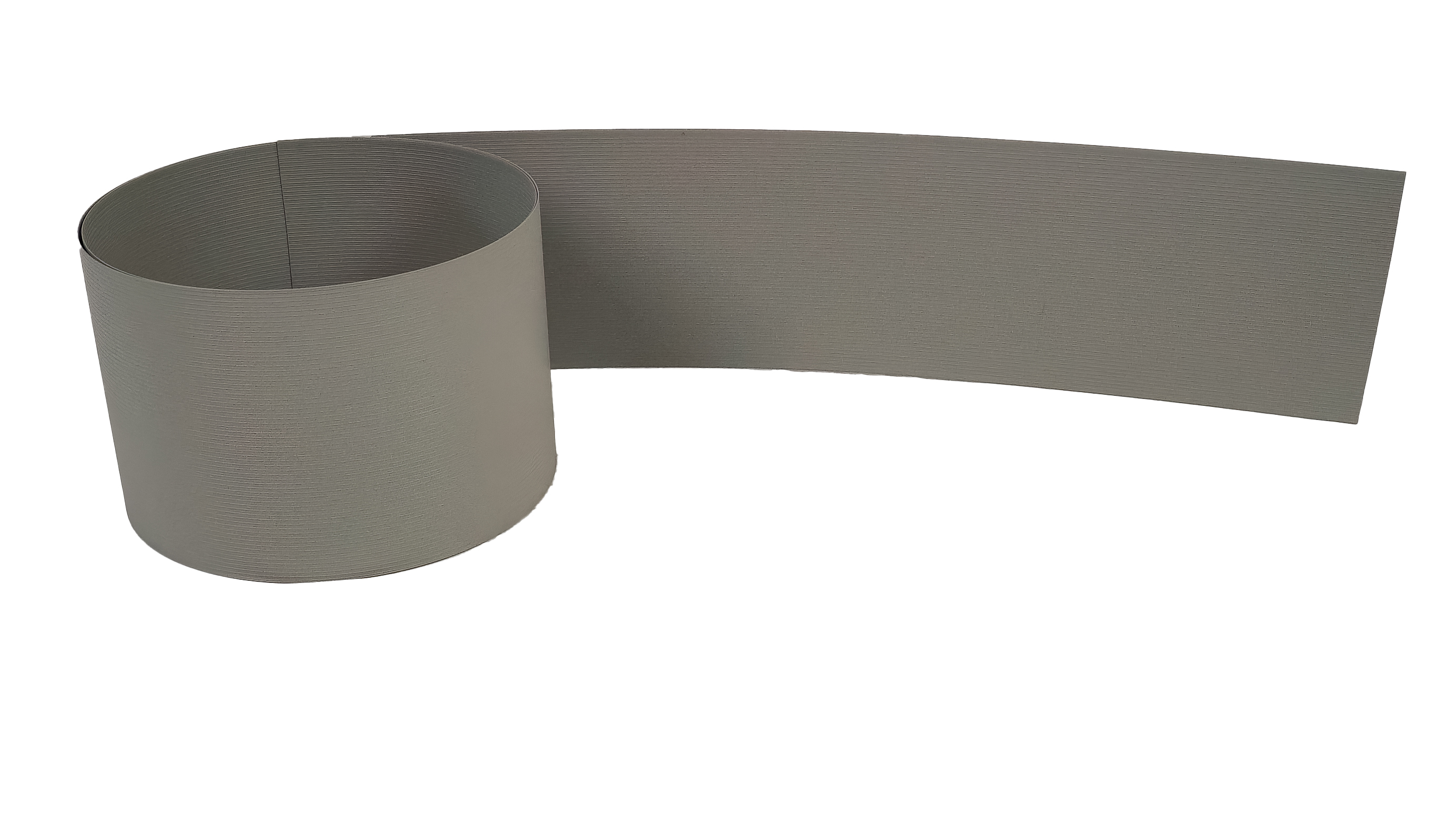 003-65-Sichtschutzstreifen-Rolle-RAL-7030 2525 x 190 x 1,35 mm Zaunsichtschutz Steingrau blickdicht