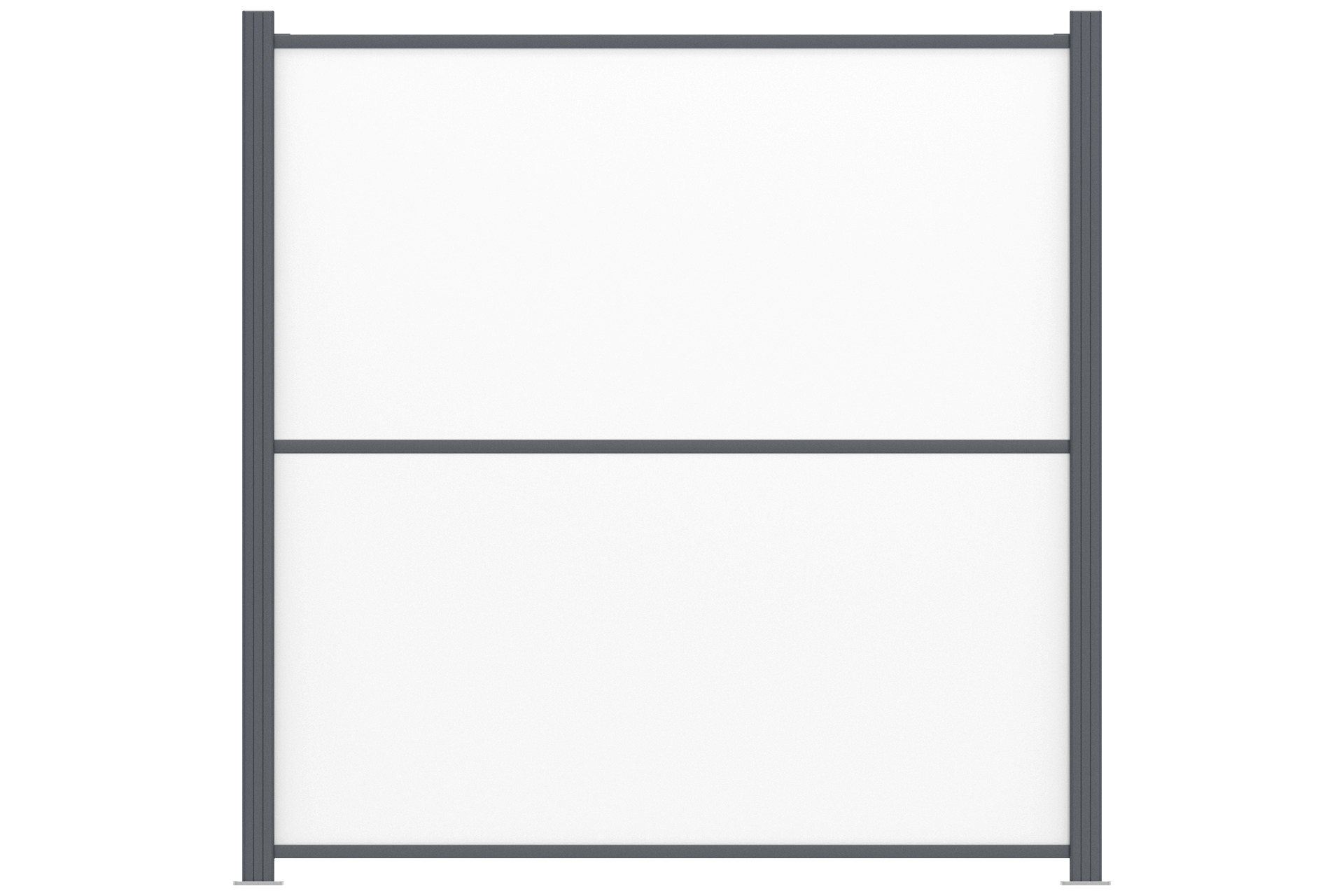 52461 Sichtschutz EASY-BOARDS Montageleisten-Set anthrazit