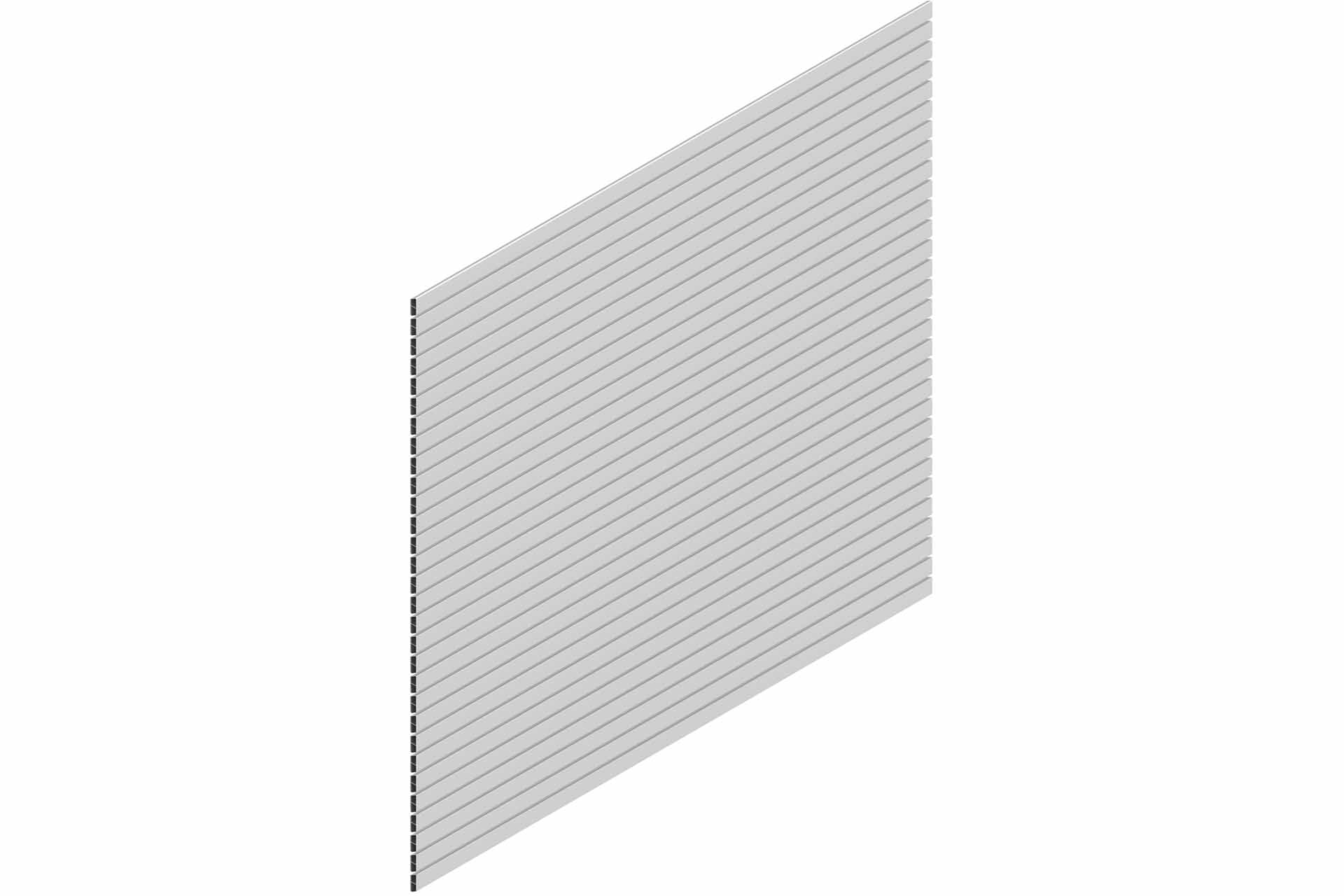 53143-W2 ALU Rhombuszaun 180x180 cm silber Sichtschutz