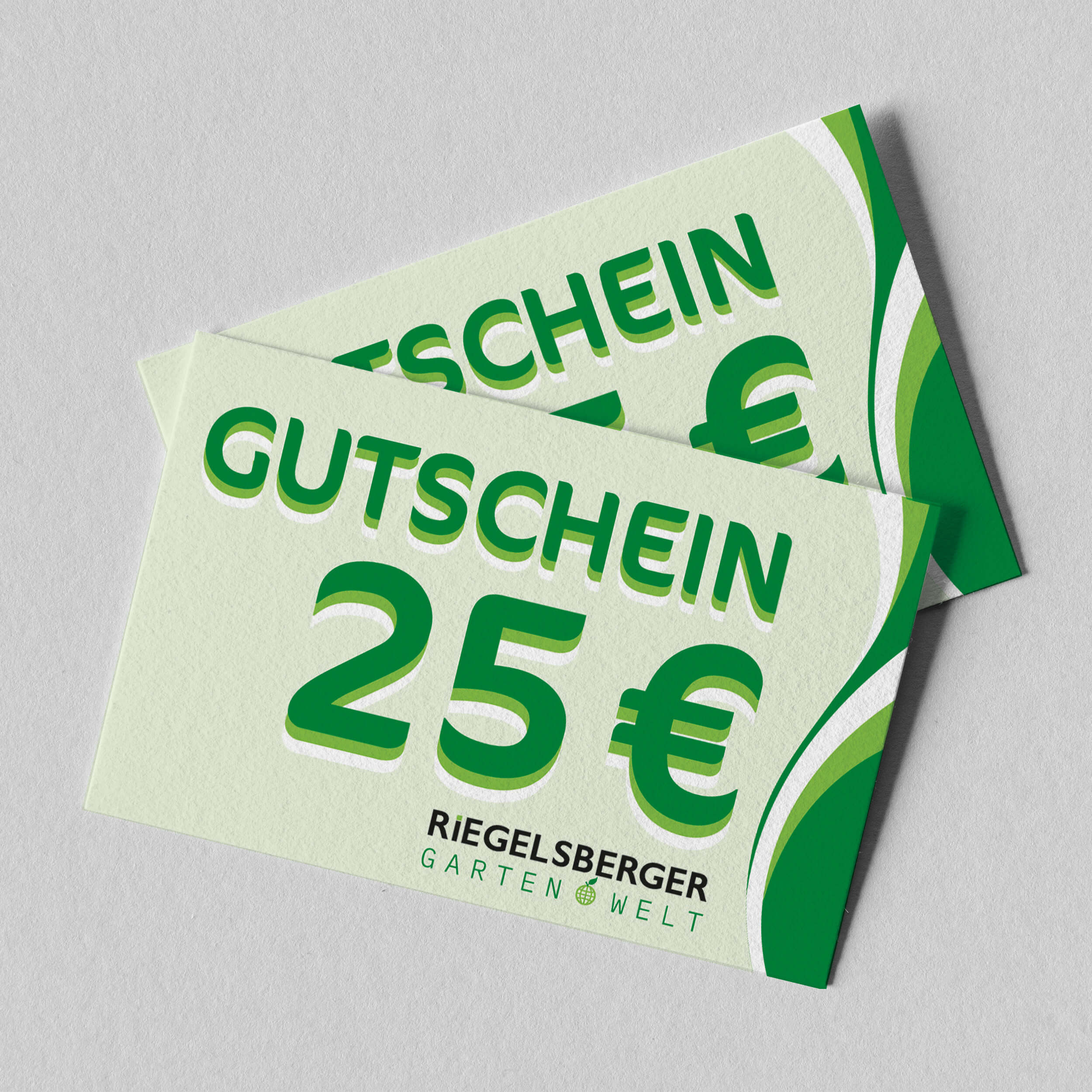 Geschenkgutschein 25,00 € Geschenk Gutschein von Gartenwelt Riegelsberger