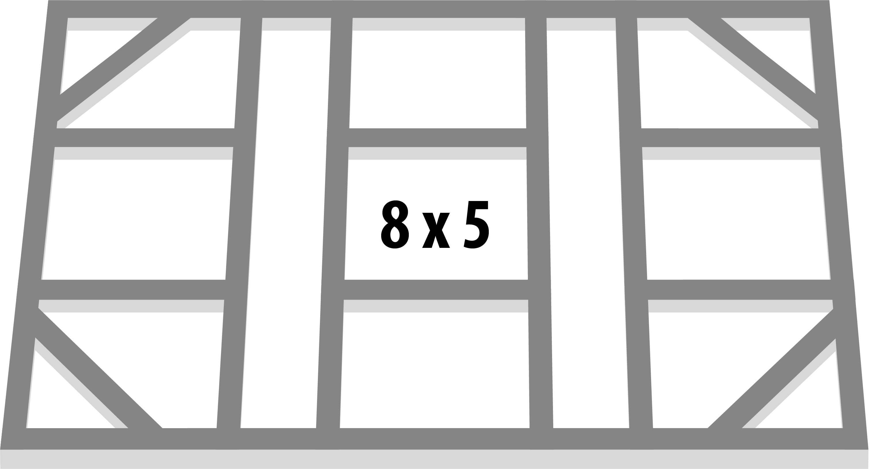 Fundamentbodenrahmen "Globel" 5x8