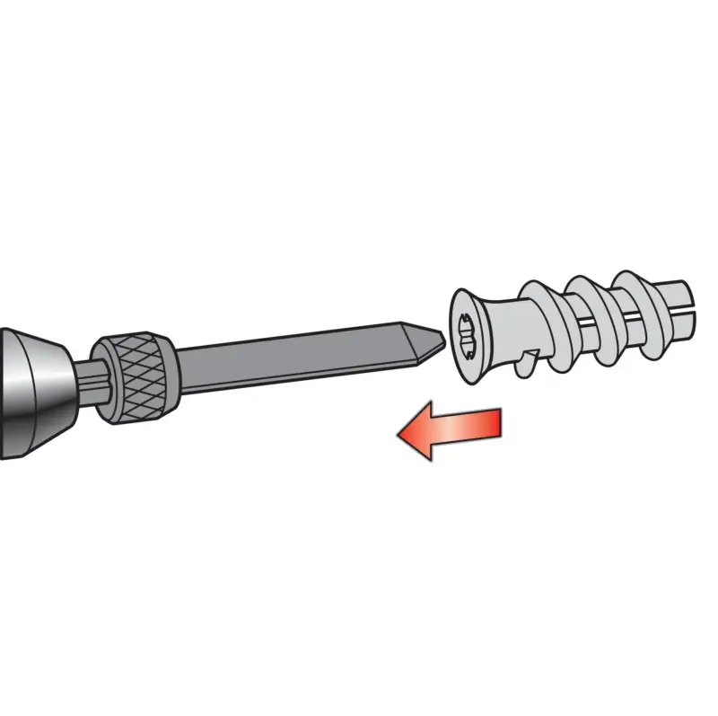 Gipskartondübel 13,5x24 Kunststoff (30 (Stück) - 904 24 75)
