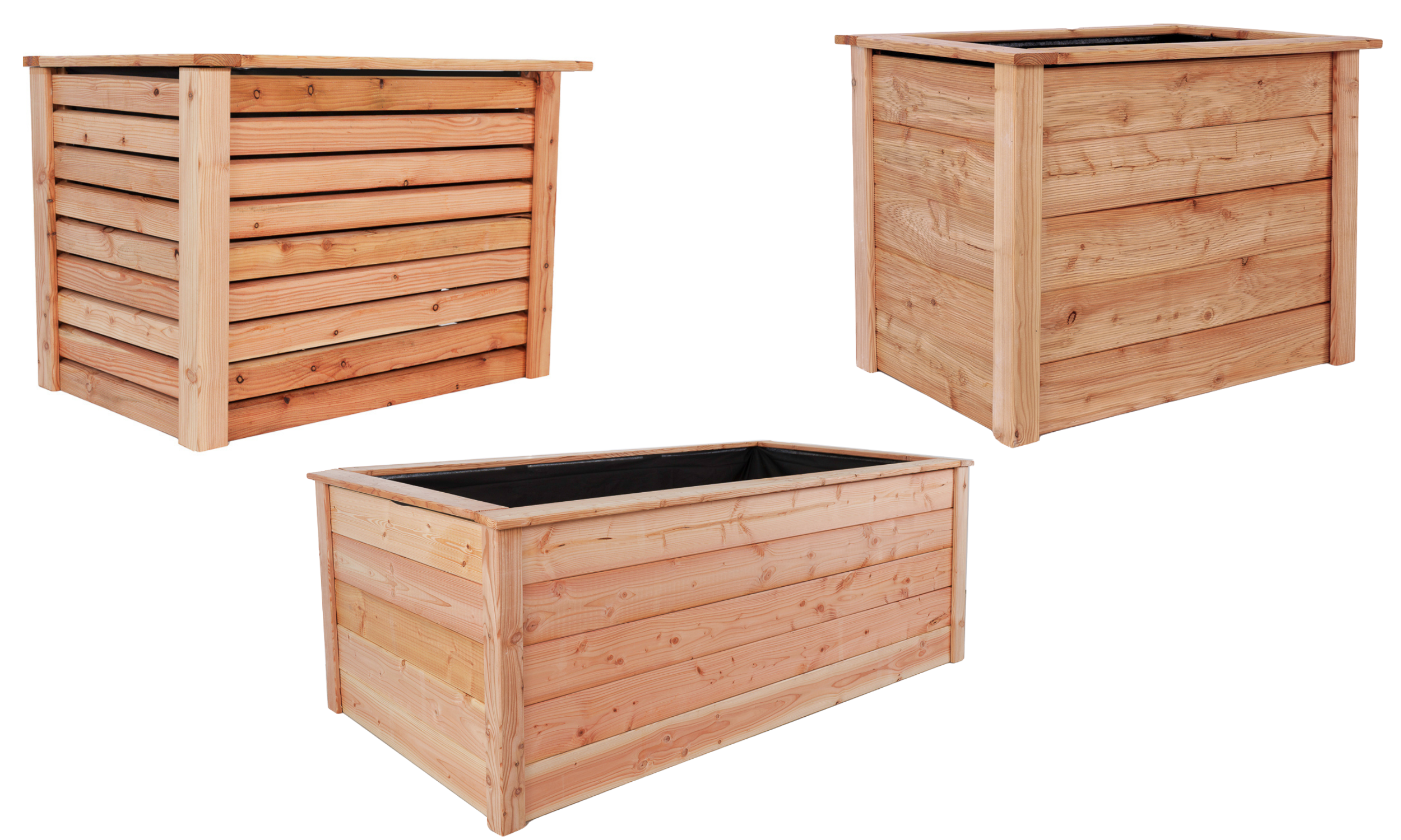 Modernes-Hochbeet Hochbeet für den Garten 73 cm höhe Holz