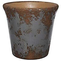San_Marco_Blumentopf Blumentopf grau H12xD16 cm