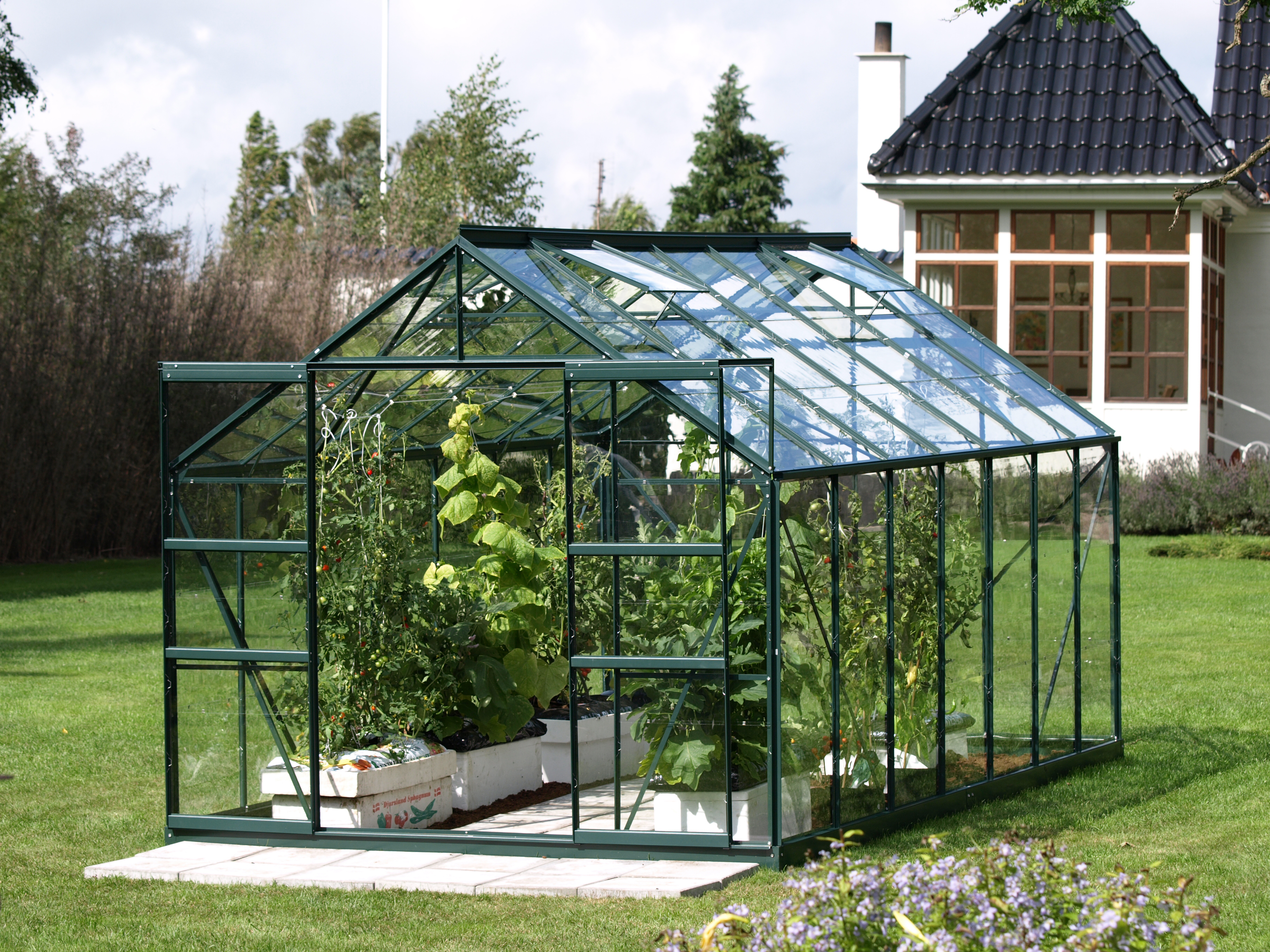 Gewächshaus Mars 11500 ESG 3mm, smaragd