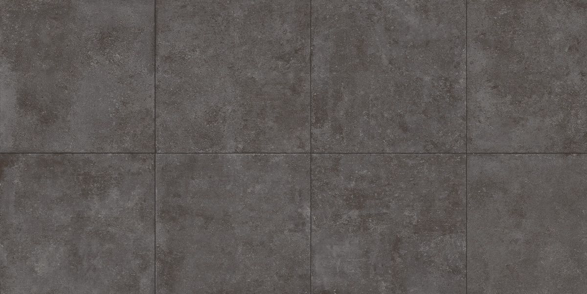 TEGEL_BLACK_90x90 KERAMIKPLATTE TEGEL BLACK 90x90x2 cm FEINSTEINZEUG MODERN 25,92 m², 32 STK. (1 Palette)
