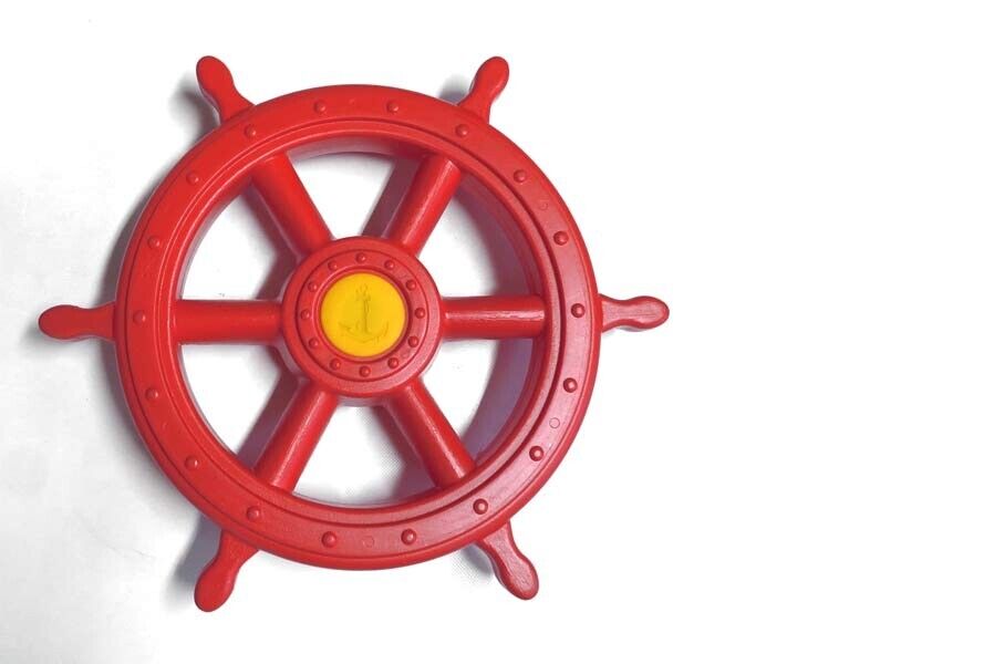 rr Steuerrad XXL Ø 54 cm für Schiff für Kinder mit Drehgeräusch Zubehör für Spielturm