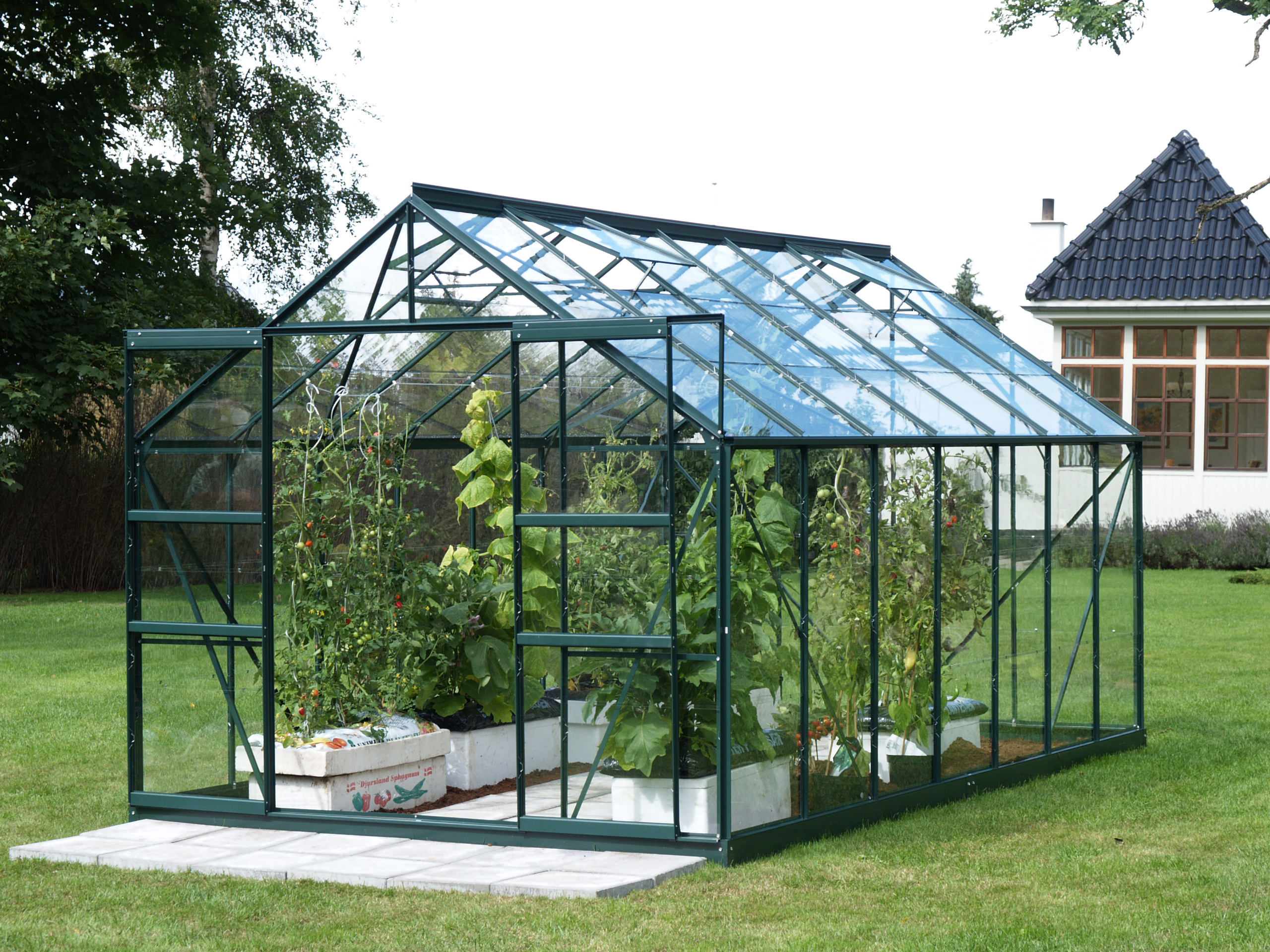 Gewächshaus Mars 11500 ESG 3mm, smaragd