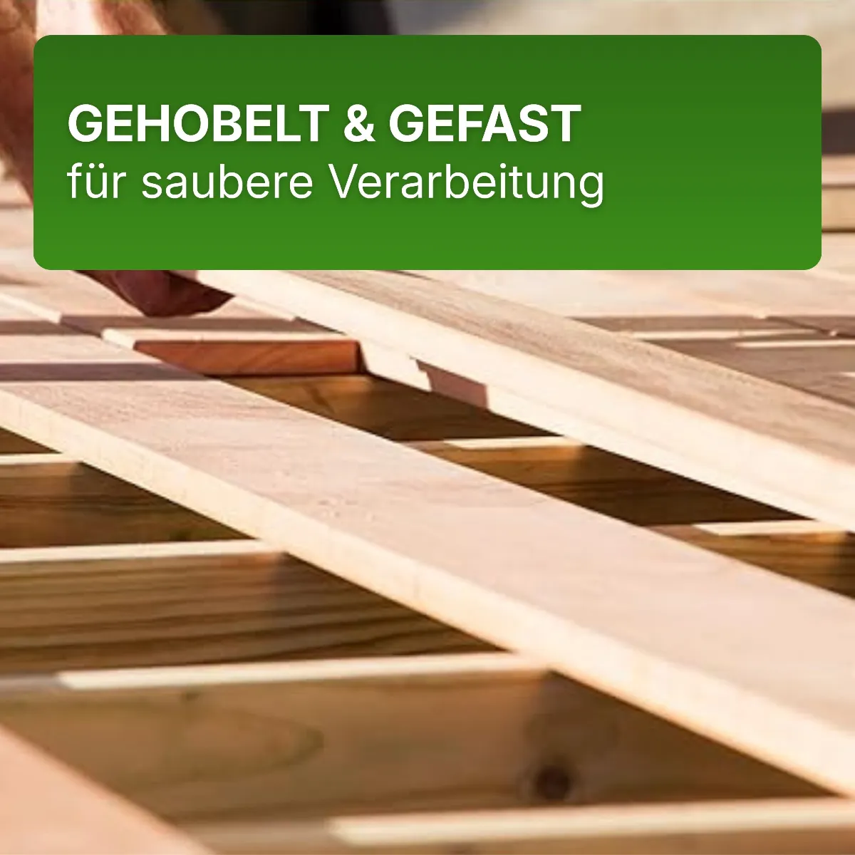 Konstruktionsholz 35x55 mm Lärche natur Latten 4-seitig glatt