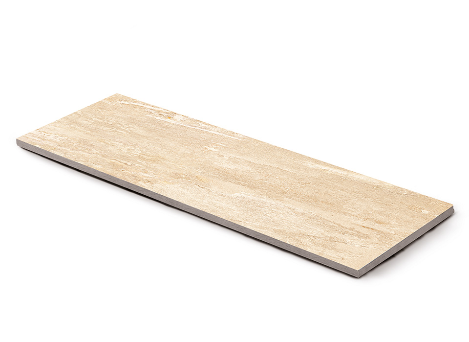 CERVINO_BEIGE_3-4 KERAMIKPLATTE CERVINO BEIGE 40x120x2 cm FEINSTEINZEUG MODERN 23,04 m², 48 STK. (1 Palette)